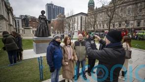 Statues unveiled at Belfast City Hall on International Women’s Day