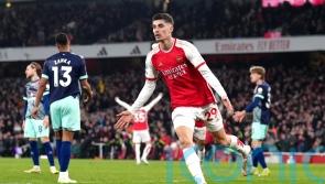 Kai Havertz scores late winner as Arsenal battle past Brentford to go top