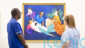 Paintings by famous artists reimagined in exhibition showcasing end-of-life care