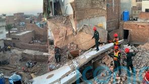 Building collapses in central Pakistan killing at least nine people