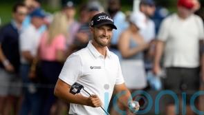 Wyndham Clark holding off Xander Schauffele on day three at Players Championship