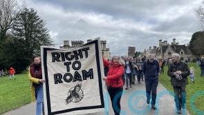 Hundreds join protest against charges to access Cirencester Park