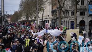 Tens of thousands take part in march for Palestine in Dublin