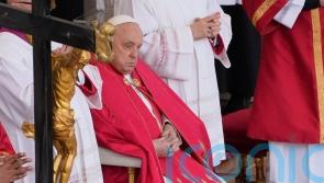 Pope makes last-minute decision not to deliver Palm Sunday Mass homily