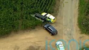 Video shows stolen Land Rover ploughing through crop field before fatal crash