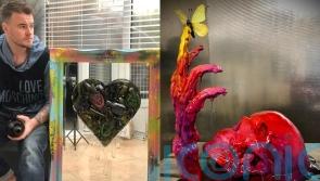 Colour blind artist turned down by RAF makes bright sculptures but refuses special glasses saying he is ‘not broken’