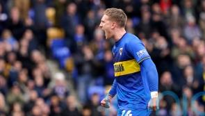 Ronan Curtis sent off after scoring equaliser as Harrogate hold AFC Wimbledon