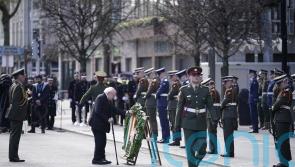 Political leaders gather at GPO for ‘moving’ Easter Rising ceremony