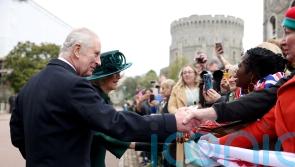 Members of public say Charles ‘looked good’ at Easter Sunday service
