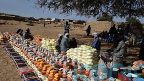 UN begins distributing food in war-torn region but warns of starvation risk