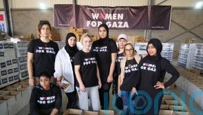 All-female team send aid to Gaza to ‘give dignity’ to women in warzone