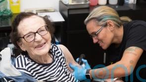Care home resident fulfils teenage dream by getting first tattoo at 89