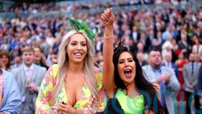 Aintree racegoers enjoy Ladies Day – but fighting breaks out