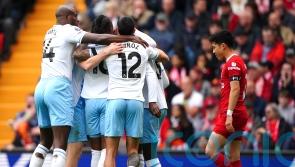 Liverpool’s title chances suffer huge blow as Crystal Palace win at Anfield