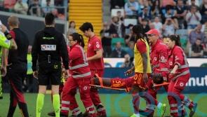 Evan Ndicka ‘in good spirits’ in hospital after collapsing during Roma match
