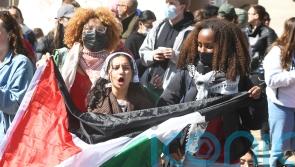 Pro-Palestinian protests sweep US college campuses after arrests at Columbia