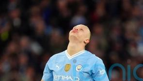 Pep Guardiola says Erling Haaland will miss Manchester City’s trip to Brighton