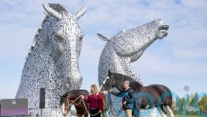 Celebrations mark 10th anniversary of The Kelpies