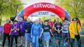 Streets turn tartan as fundraisers stride out on kiltwalk