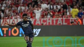 Harry Kane on target but Vinicius Jr brace earns Real Madrid first-leg draw