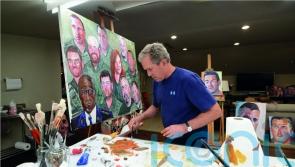 George W Bush’s portraits of veterans heading to Disney World
