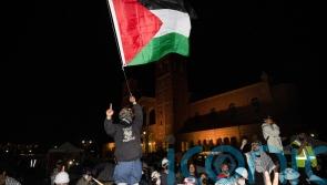 Pro-Palestinian protesters defy police orders to remain on US campus