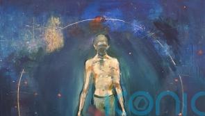 Artist behind Kelly Jones album cover exhibits painting in art show