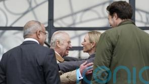 King hugged by niece Zara Tindall at Royal Windsor Horse Show