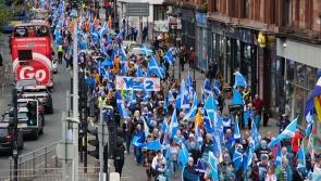 Hundreds march in Glasgow in pro-independence rally
