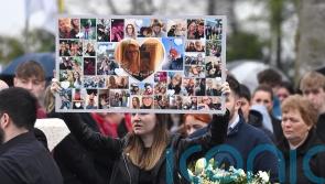 Final loving texts of teenage couple killed in crash read to funeral mourners
