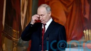 Putin among the worshippers in Moscow as Russia celebrates Easter