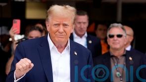 Donald Trump arrives in Florida ahead of Miami Grand Prix