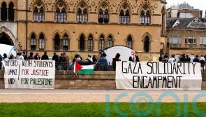 Oxford and Cambridge students set up Gaza protest camps