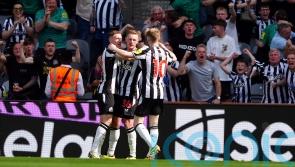 Sean Longstaff nets Newcastle equaliser against Brighton