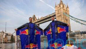 Skydivers achieve ‘dream’ by completing wingsuit flight through Tower Bridge