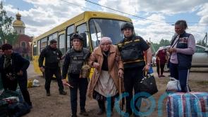 Only few hundred residents remain in Ukrainian border town amid Russian assault