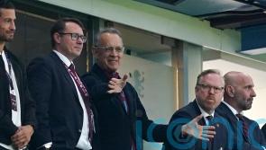 Up the Villa – Tom Hanks supports Aston Villa at Premier League game