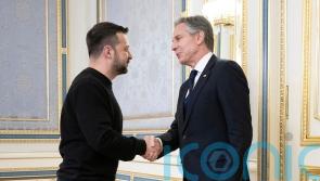 Blinken says US arms will ‘make difference’ in Ukraine on surprise visit to Kyiv