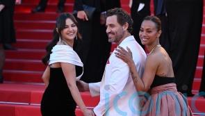 Selena Gomez and Zoe Saldana emotional after standing ovation at Cannes