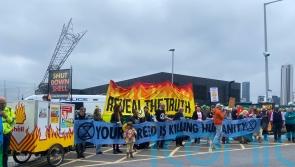 Climate protesters accuse Shell chairman of ‘greenwashing’ at AGM