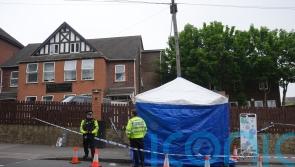 Woman seriously hurt in stabbing near school