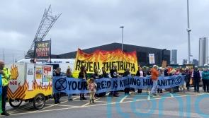 Fifth of Shell investors revolt against its climate strategy during tense AGM