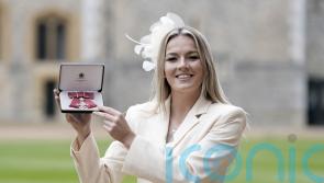 England star Lauren Hemp does ‘first curtsy’ as she meets William at investiture