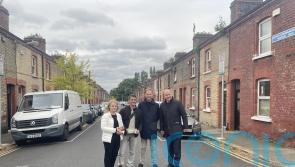 On a canvass with Micheal Martin and Caio Benicio in Dublin city