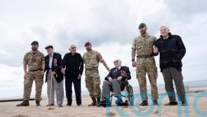 D-Day veteran weeps as he returns to Sword Beach