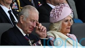 King and Queen appear emotional as Charles pays tribute to D-Day veterans