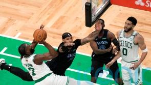 Jaylen Brown, Kristaps Porzingis star for Boston Celtics in NBA Finals game one