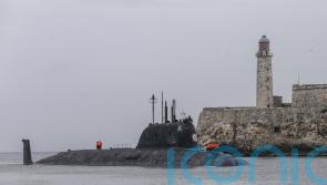 US submarine pulls into Guantanamo Bay day after Russian warships arrive in Cuba