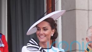 Princess of Wales wears monochrome Jenny Packham for Trooping the Colour
