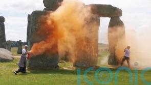 Just Stop Oil activists bailed after Stonehenge sprayed with orange paint